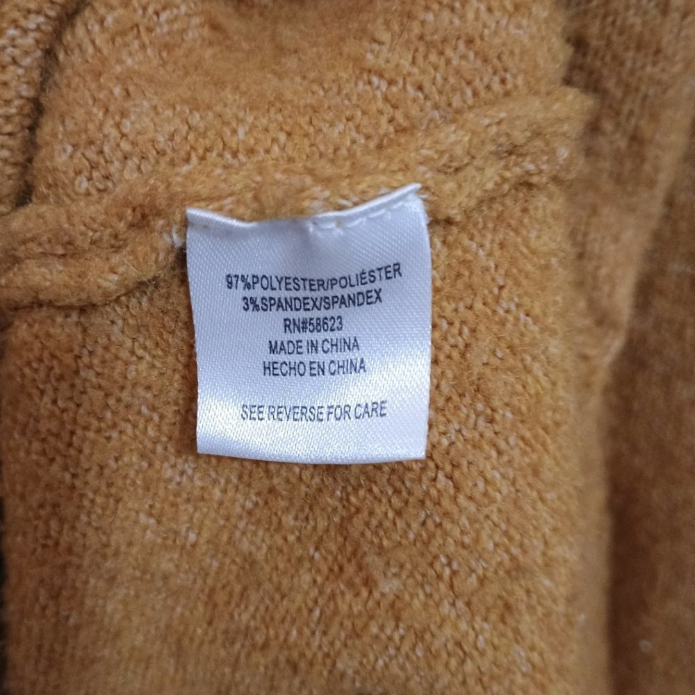4/$25 Mustard Yellow Sweater - Picture 4 of 4